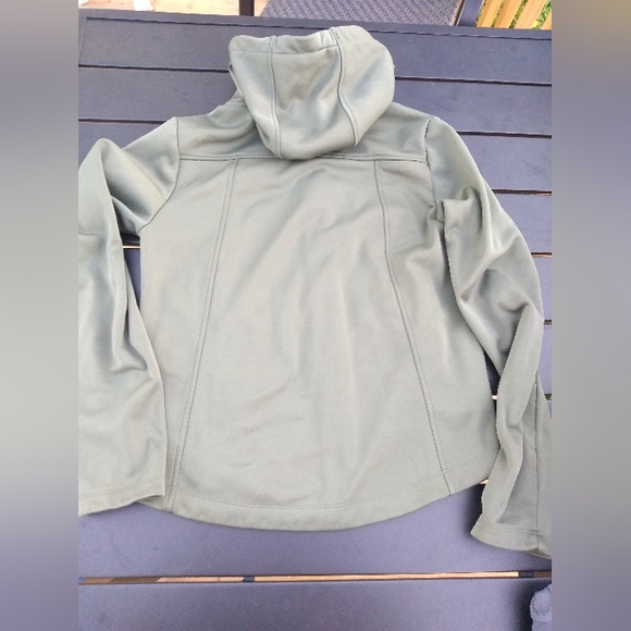 Under Armour Greenish Grey Hooded Jacket, Storm1, Medium - Picture 8 of 13